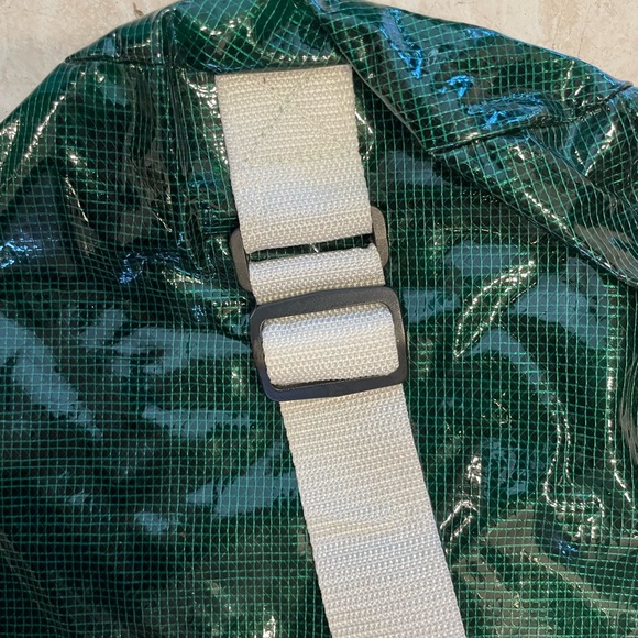 NWOT Michigan State Heavyweight Spartan Green Sports / Laundry Sling Bag Y2K - Picture 4 of 4